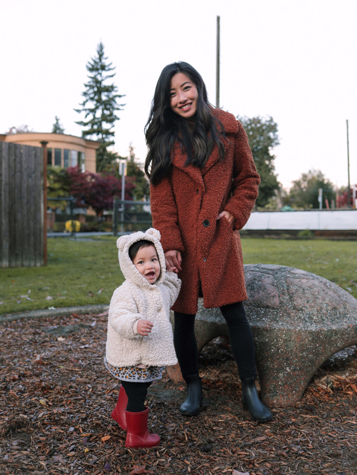 mommy and me outfits baby girl winter coat