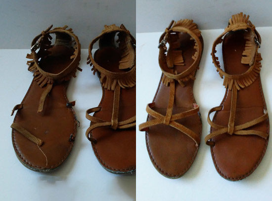 cobbler sandal strap replacement