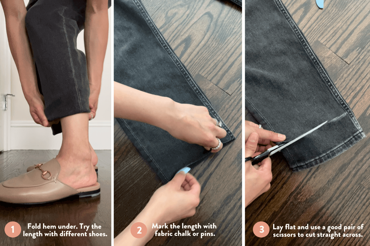 step by step hemming tutorial