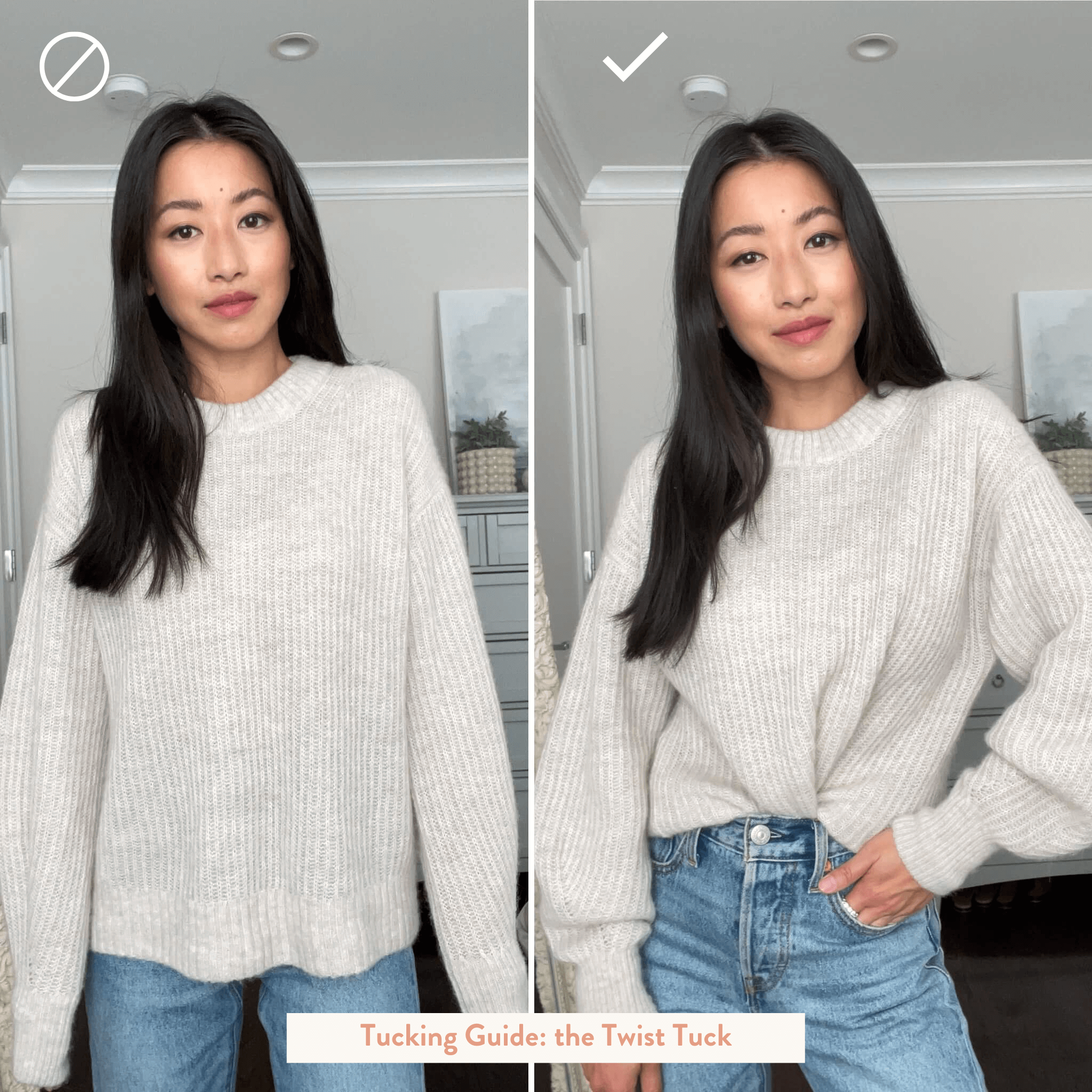 how to style an oversized sweater