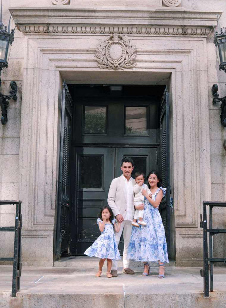 boston library wedding anniversary photos family portrait outfits