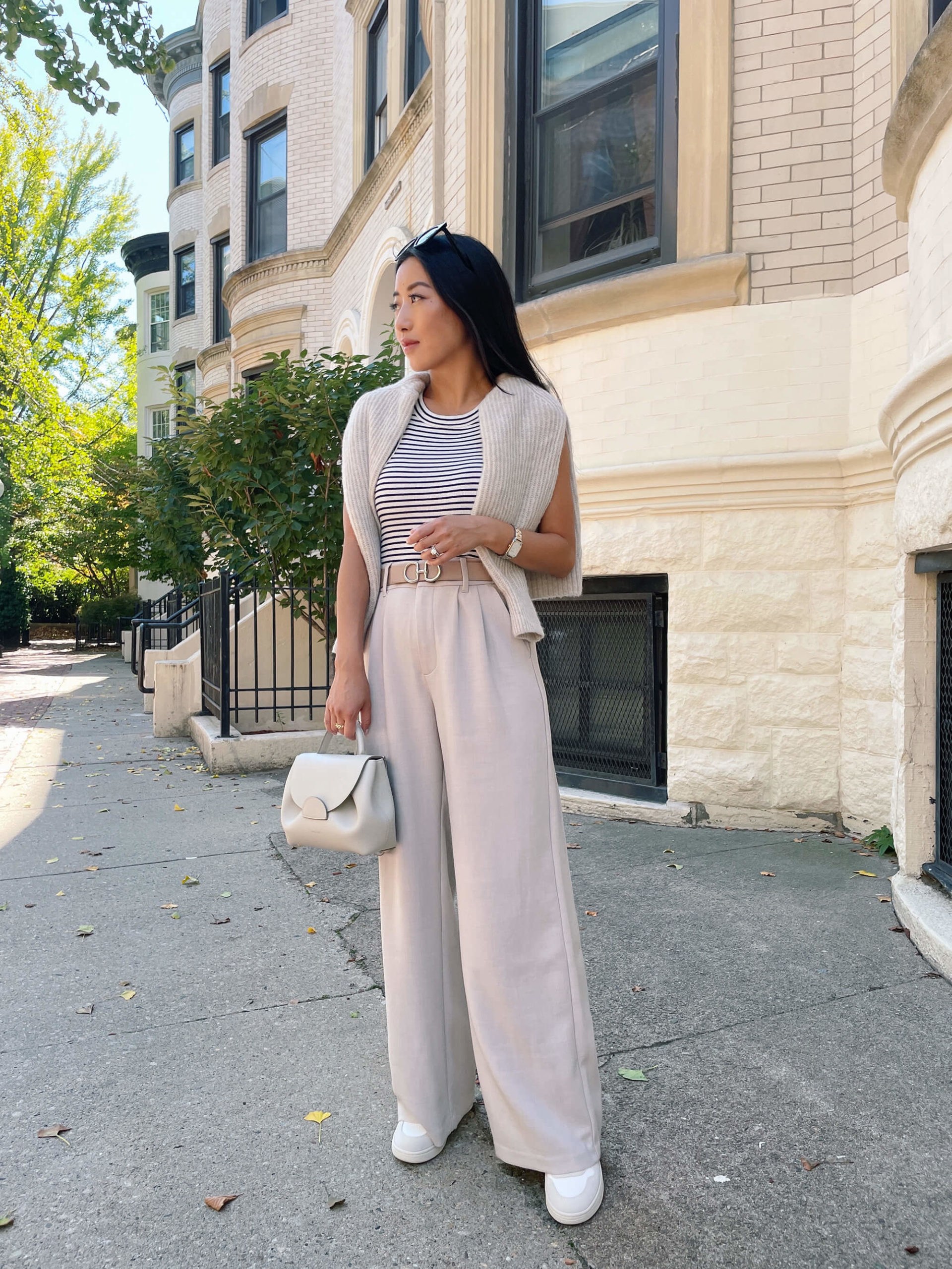 how to style 2022 wide leg trouser pants if petite